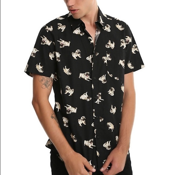 pug shirt button up